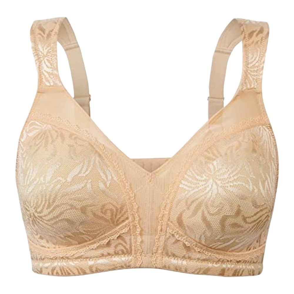 WINGSLOVE Full Coverage Non Padded Minimizer Wire-Free Bra Plus Size NWT 48D